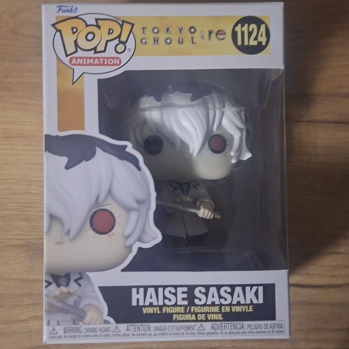 Zestaw - Funko POP! Tokyo Ghoul Haise Sasaki, Owl, Nimura Furuta, art book Tokyo Ghoul:RE Call to Exist PS4, figurka Ken Kaneki Half- Kakuja