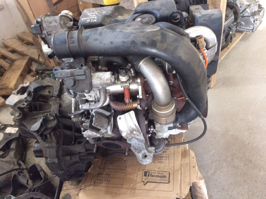 Двигатель мотор двигун рено renault clio kangoo megane 1,5 dci k9k