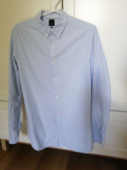 koszula błękitna h&m r. S regular fit