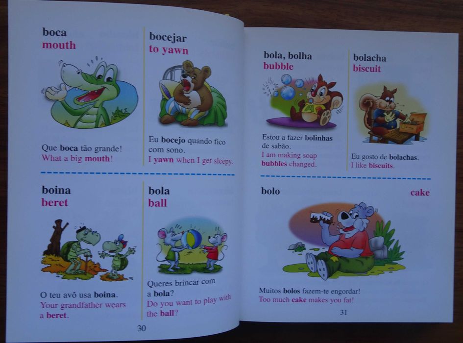 Dicionário Português Inglês Ilustrado - Primeira Biblioteca