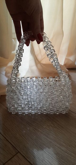 сумочка з кришталевих перлин