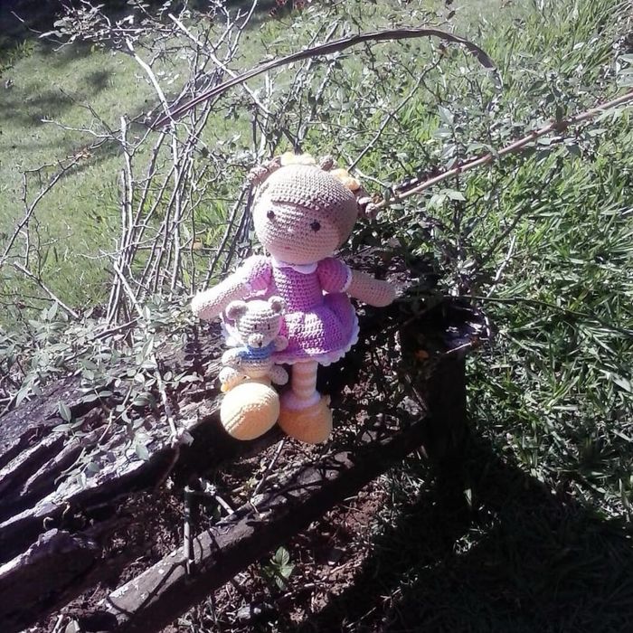 Boneca Sarah em crochet amigurumi