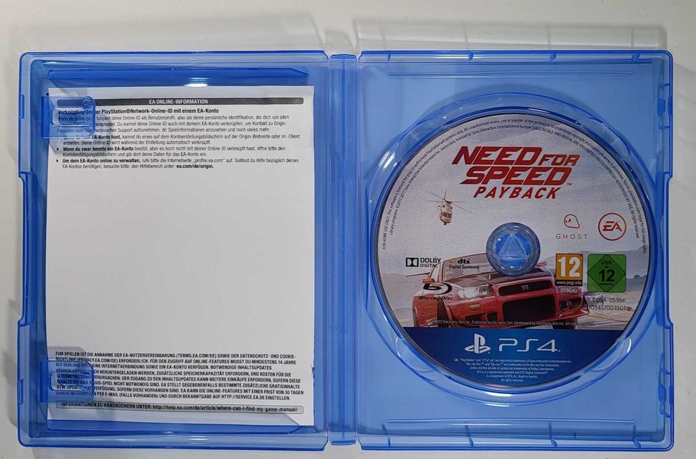 Need for Speed Payback / Gra PS4 / Skup gier / Gry używane / Warszawa