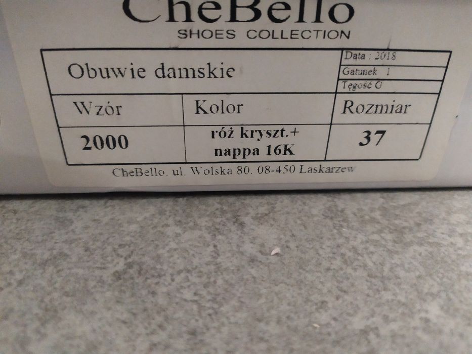 Sneakersy Chebello skóra cekiny kokardy