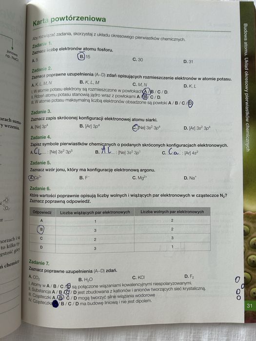 Karty pracy ucznia, chemia 1