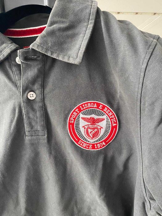 Polo cinzento Benfica