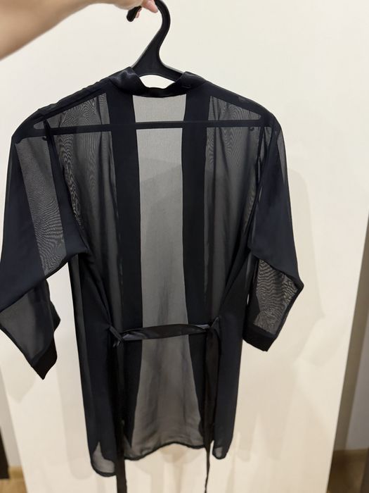 Халат,пенюар прозорий