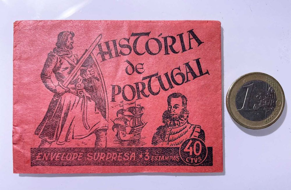 Antiga Carteirinha vazia ~ "HISTÓRIA de PORTUGAL" ~ Coleção Cromos