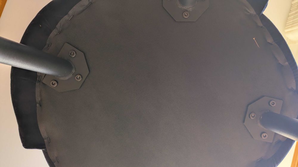 Conjunto de 4 cadeiras pretas de veludo