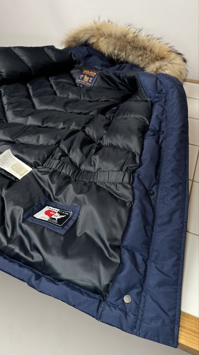 Жіноча парка Woolrich • XS–S • Пух/перо • Хутро койота