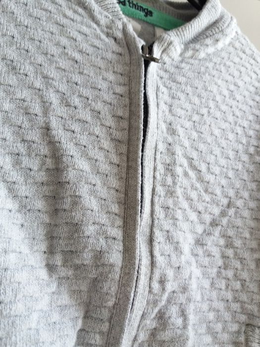 ZARA sweterek sweter 92 szary cieplutki elegancki chrzest