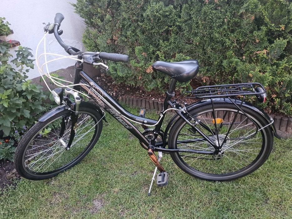 Rower trekkingowy młodzieżowy, rama alu, 21 biegów