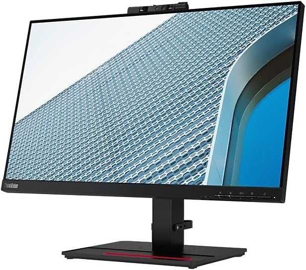 Monitor Lenovo ThinkVision T24v-20 24" com webcam\mic\colunas **Novo**