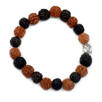 Pulseira Rudraksha Buda