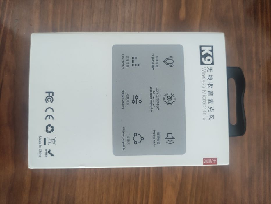 Kit 2 microfones sem fios lapela, ubc-c64751909724545124