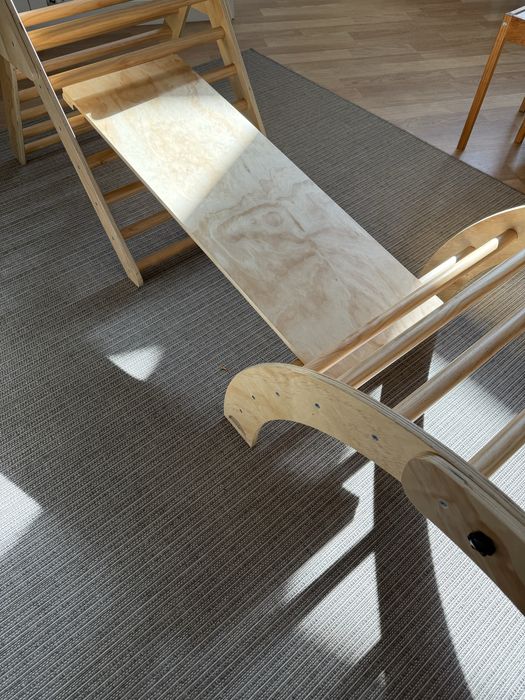 Ginasio bebé em madeira