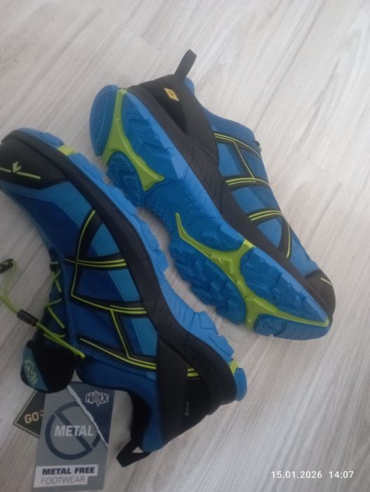 buty haix Black Eagle safety 40.1  Low / blue - Citrus rozmiar 47 nowe