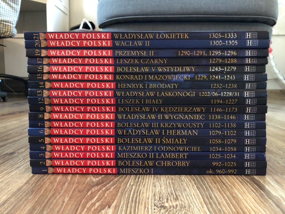 Kolekcja Władcy Polski twarda okładka Hachette