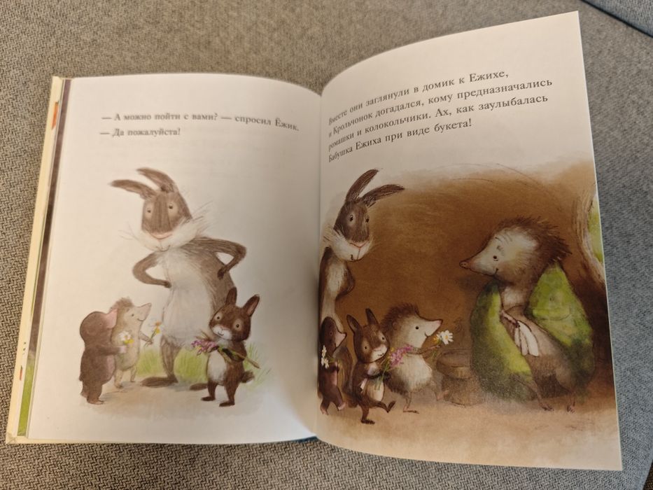 Książka dla dzieci: „Большой сюрприз для маленького кролика” (po rosyjsku)