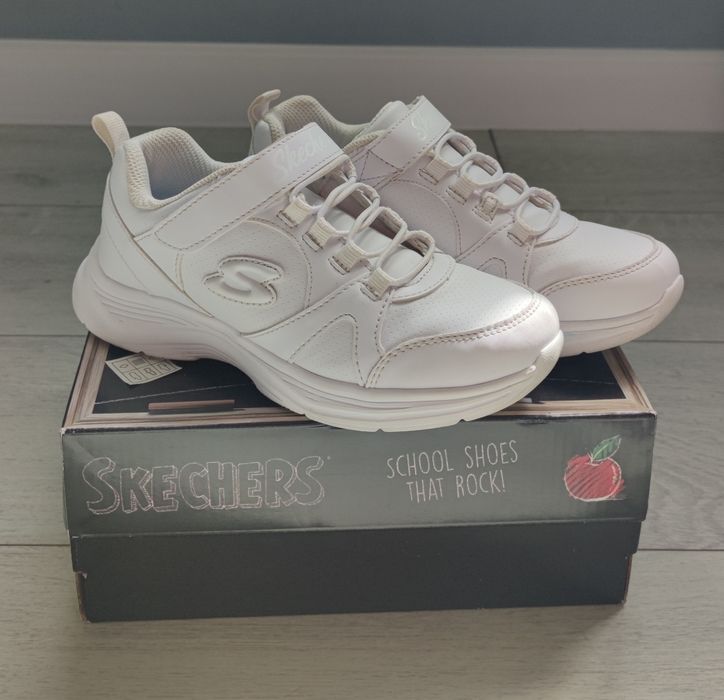 Білі кросівки Skechers, 32 розмір
