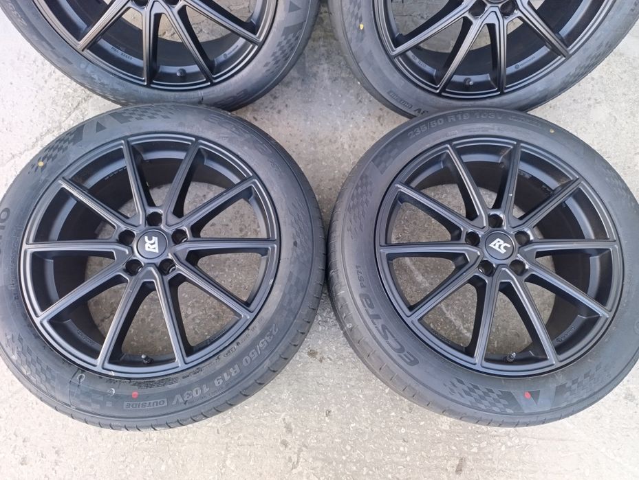 Alufelgi Brock 19" audi VW cupra seat skoda 5x112 235/50R19 nowe opony