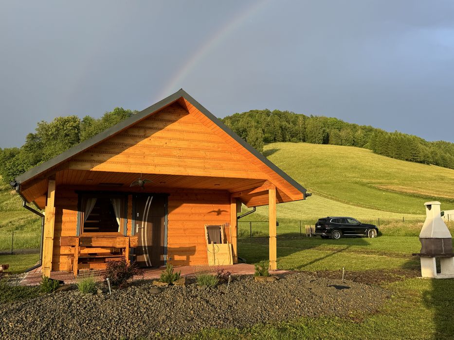 Bieszczady  Domki  całoroczne dzialka sprzedam