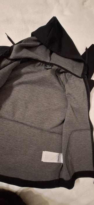 Czarna Bluza HUMMEL z kapturem męska rozm.M