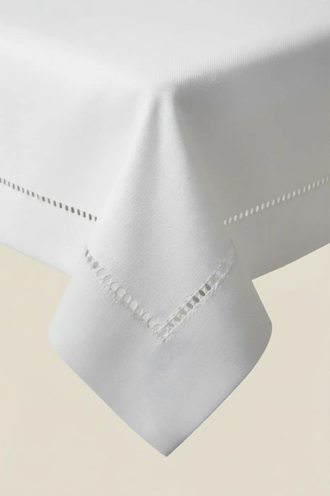Obrus 140x220 Classy szary z mereżką