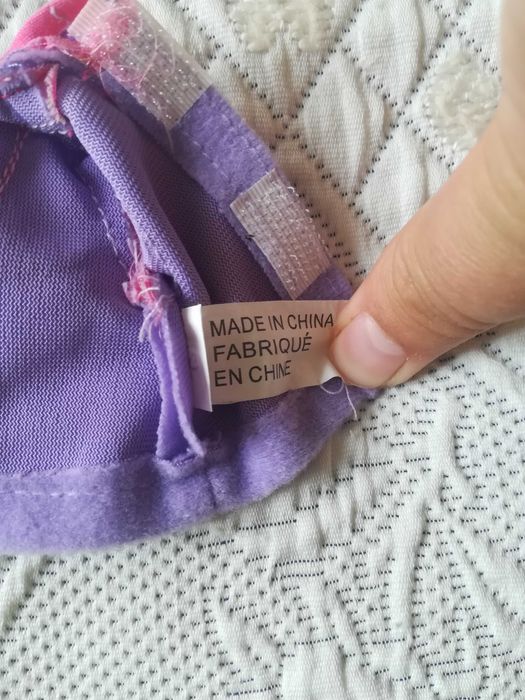 Camisola Roxa e Rosa para Boneca