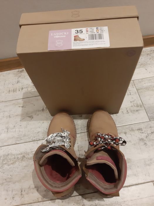 Buty dziewczęce rozmiar 35