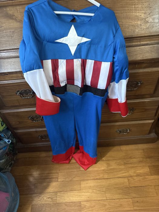 Fato capitao america 8/9 Anos