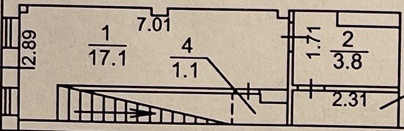 Оренда поділ 25м.кв.