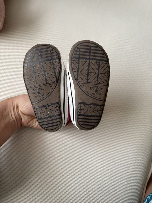Дитячі рожеві кеди (converse), 19 розмір