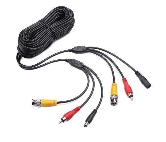 Кабель видеонаблюдения GreenVision Ritar GV-BNC+DC 5\10\20\30\40\50м