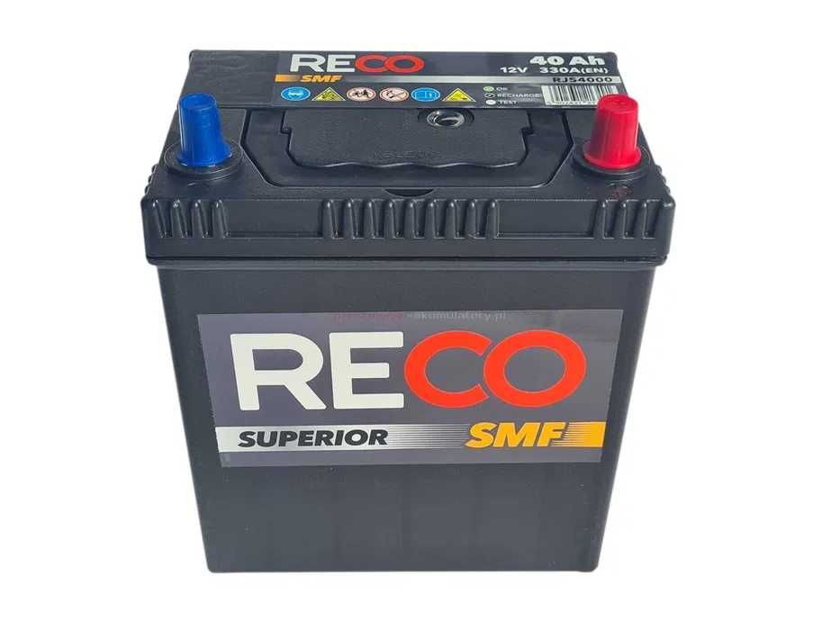 Akumulator RECO 40Ah 330A P+/L+ Nowodworska 47