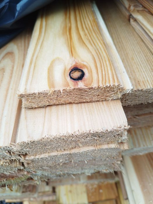 Podbitka deska elewacyjna 9x2x300/400 modrzew