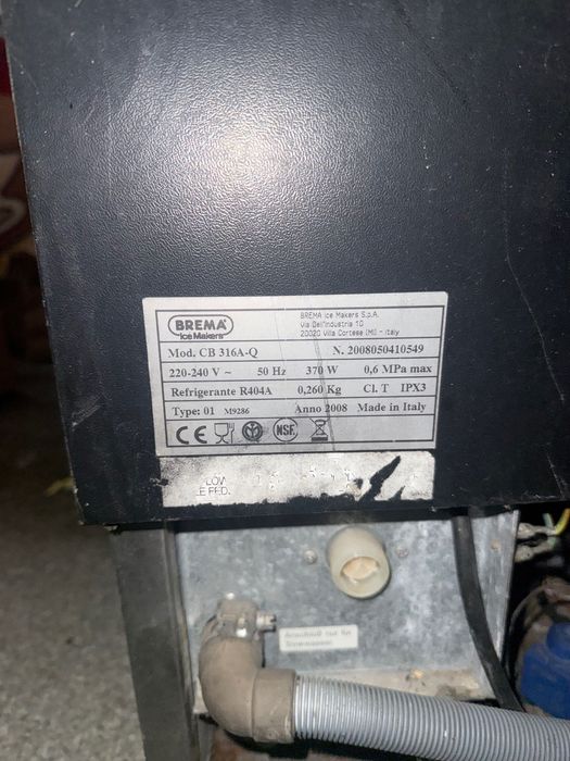 Kostkarka do lodu Brema CB-316A-Q Niesprawna