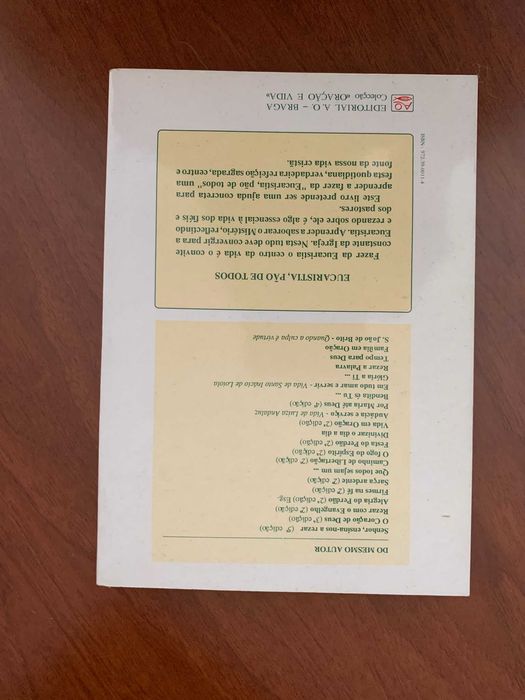 Eucaristia Pão de Todos - Dário Pedroso, S. J.