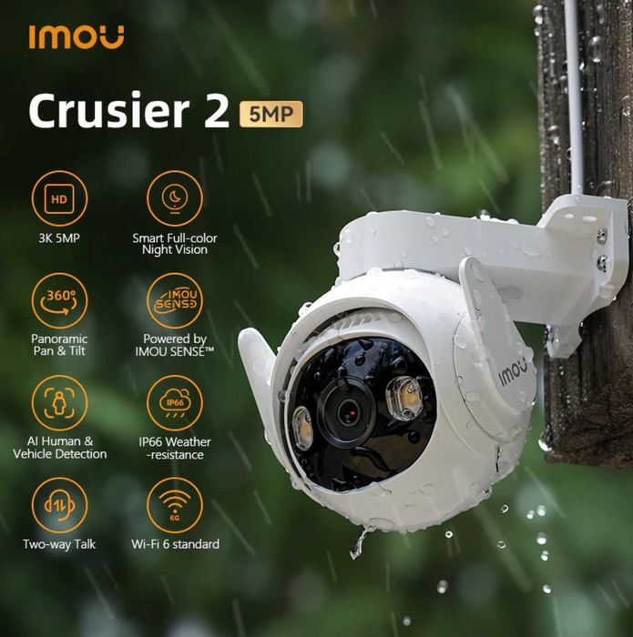 Поворотная 5MP камера Imou Cruiser 2 (IPC-GS7EP-5M0WE) - АКЦИЯ