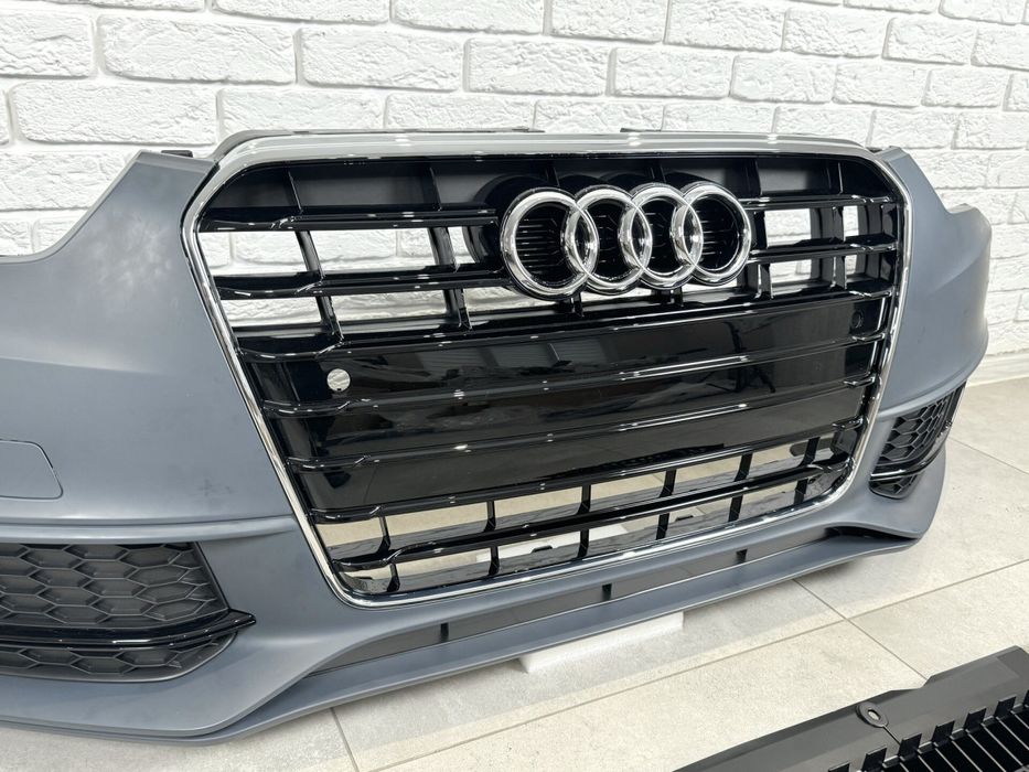 Бампер Audi A5 2012-2015 передній у зборі S-Line, бампер Ауді А5 с лайн  Артикул:  DRC8707-26