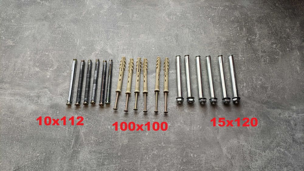 Анкер рамний 10х112 / Дюбель 10х100 / Анкер з гайкою 15х120