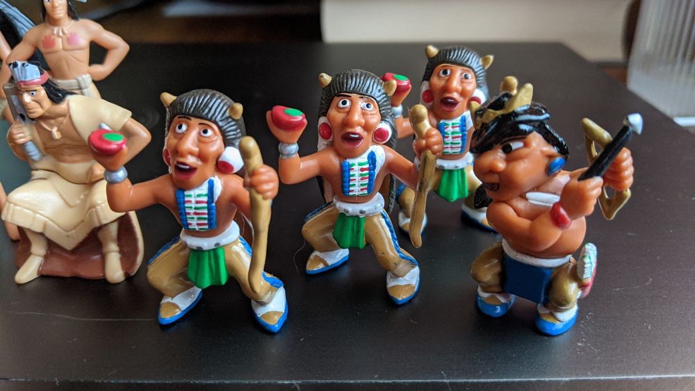 Figurki Kinder Niespodzianka Indianie Zestaw 14szt