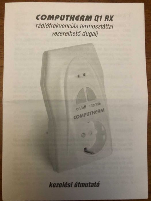 Регулятор температуры Computherm Q1, Computherm Q8
