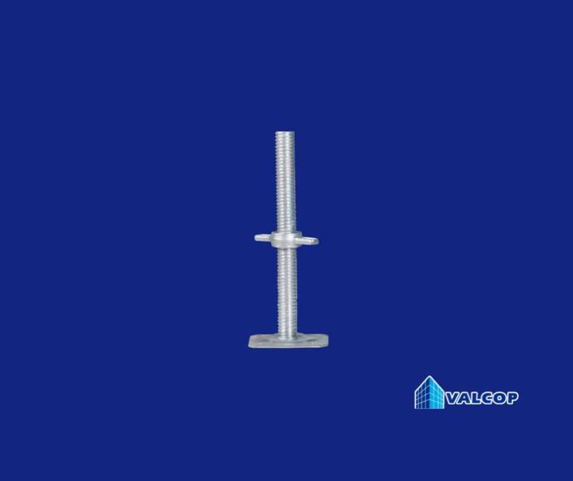 Base Nivelador Galvanizado p/ Andaime Europeu e Tradicional Novo