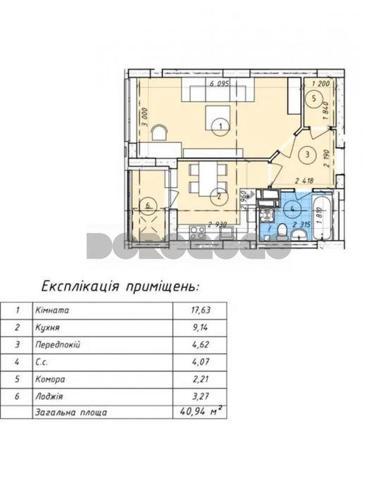 Продаж 1кімн.,ЖК Променада, вул. Європейська 8, Вишневе