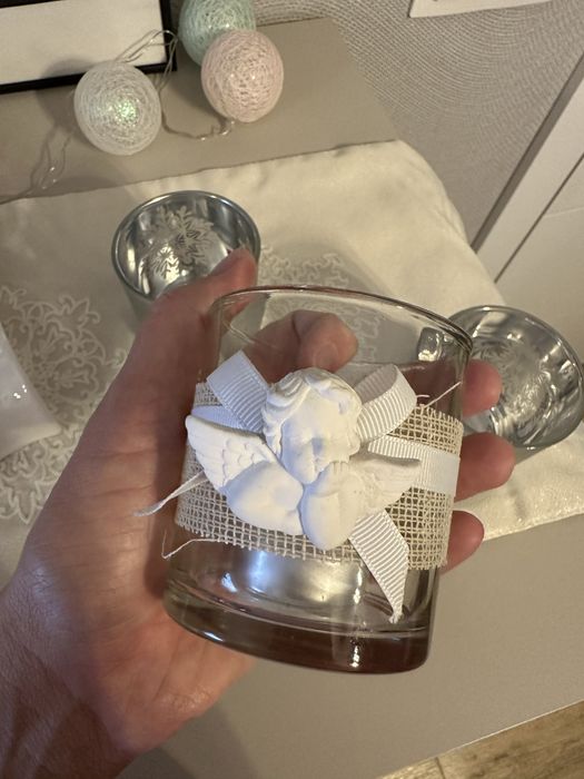 Zestaw 3 świeczników