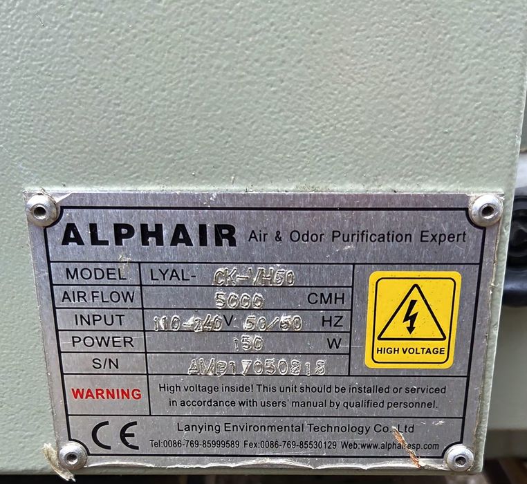 Electrostatic Filter 5000 m³/h476945308598282243