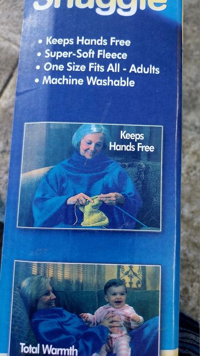 Ciepły koc z rękawami