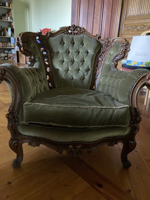 Sprzedam  barokowy rzeźbiony wypoczynek sofa i 2 fotele