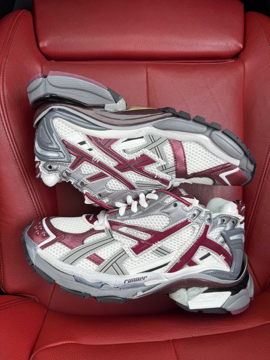 (БЕЗ ПЕРЕДОПЛАТИ) Balenciaga Runner Red White баленсіага ранер червоні
